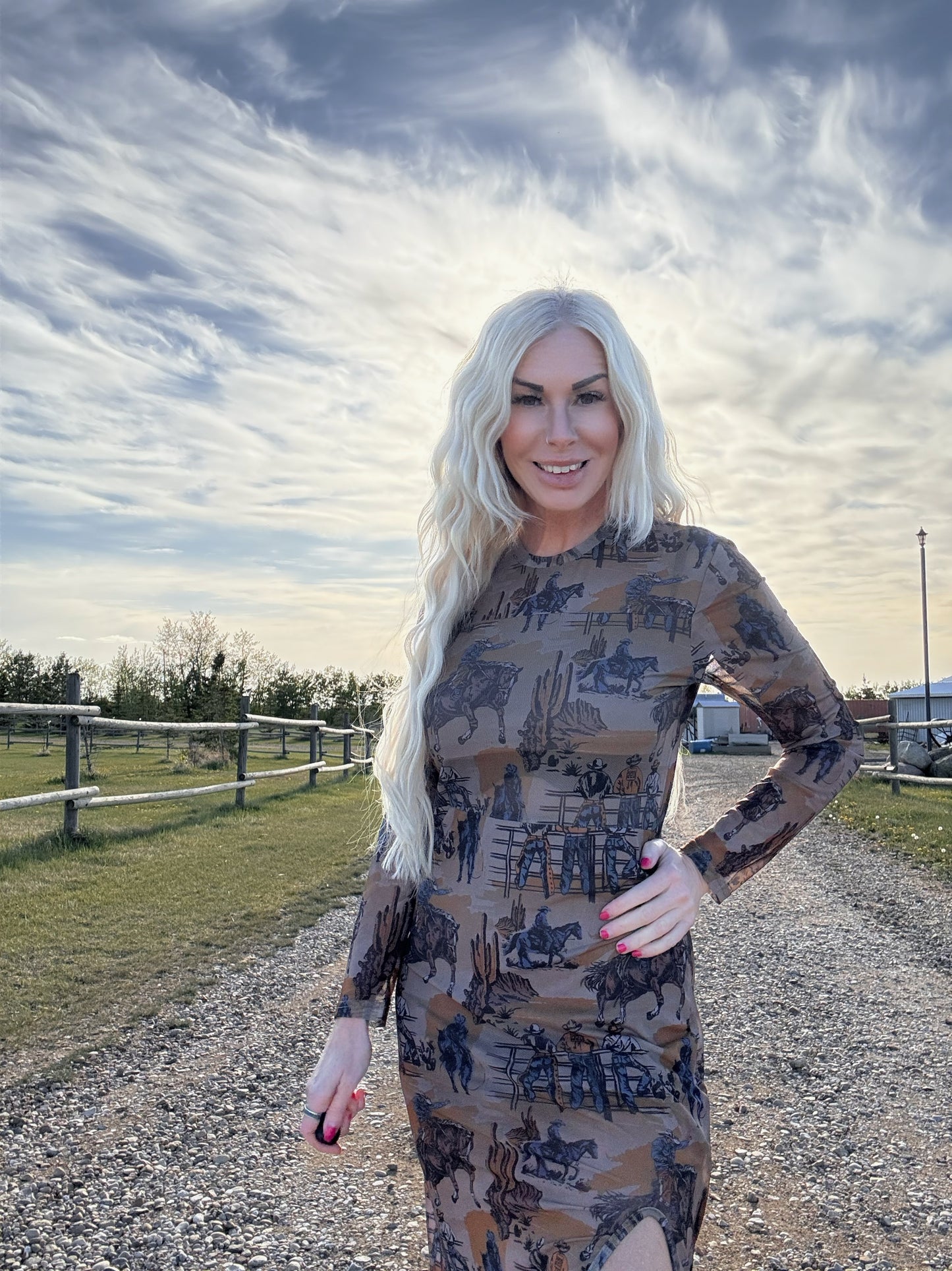 Last one small 2fly cowboy encounters dress