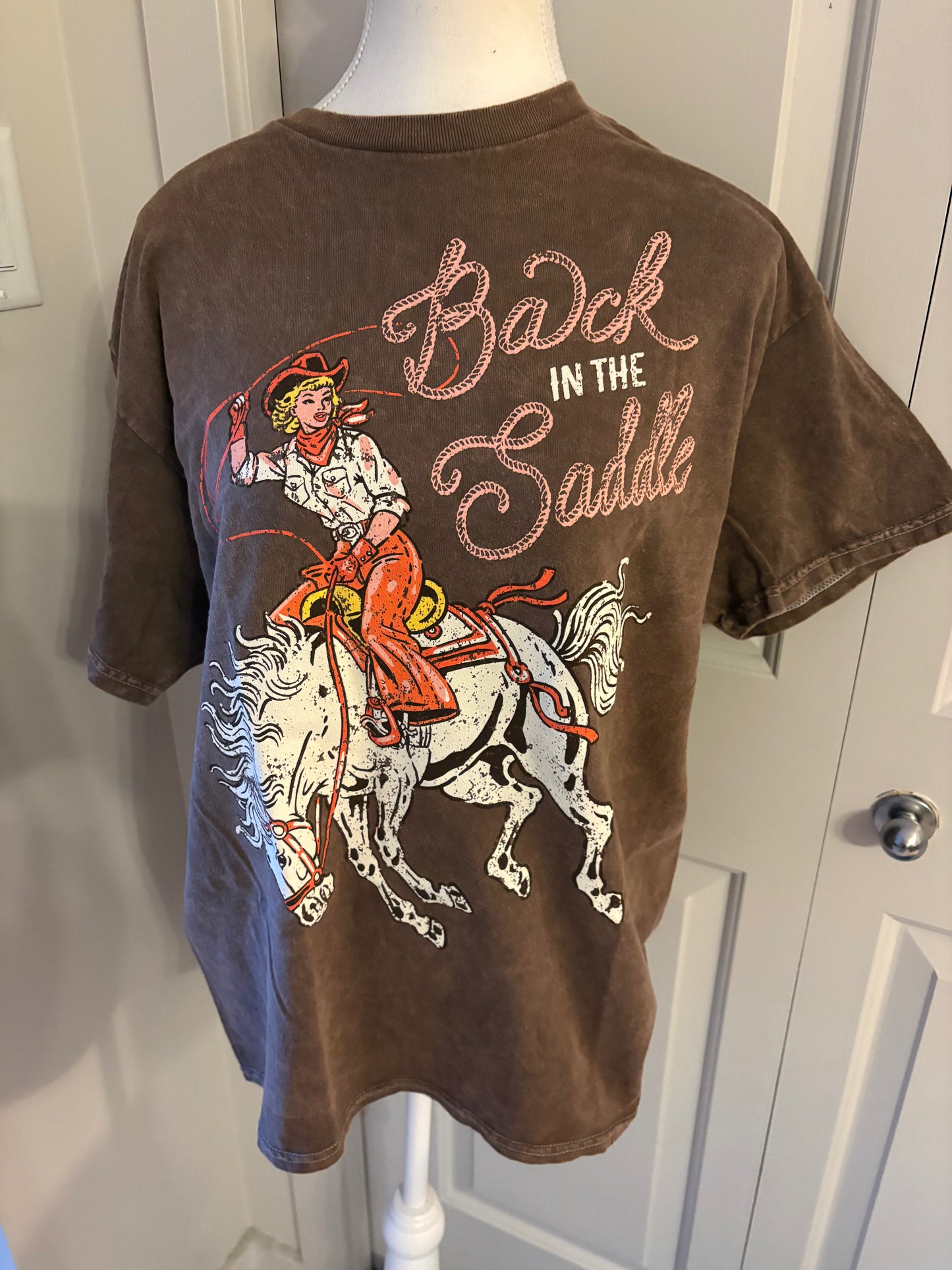 Sweet Claire Back in the Saddle Vintage Tee