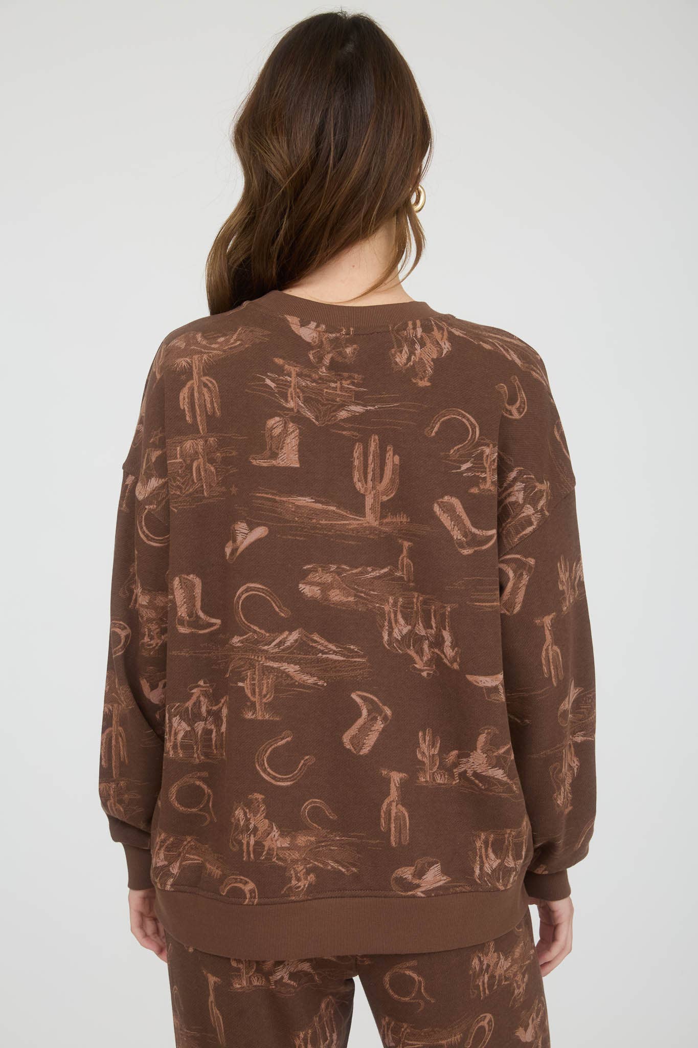 Western themed crewneck