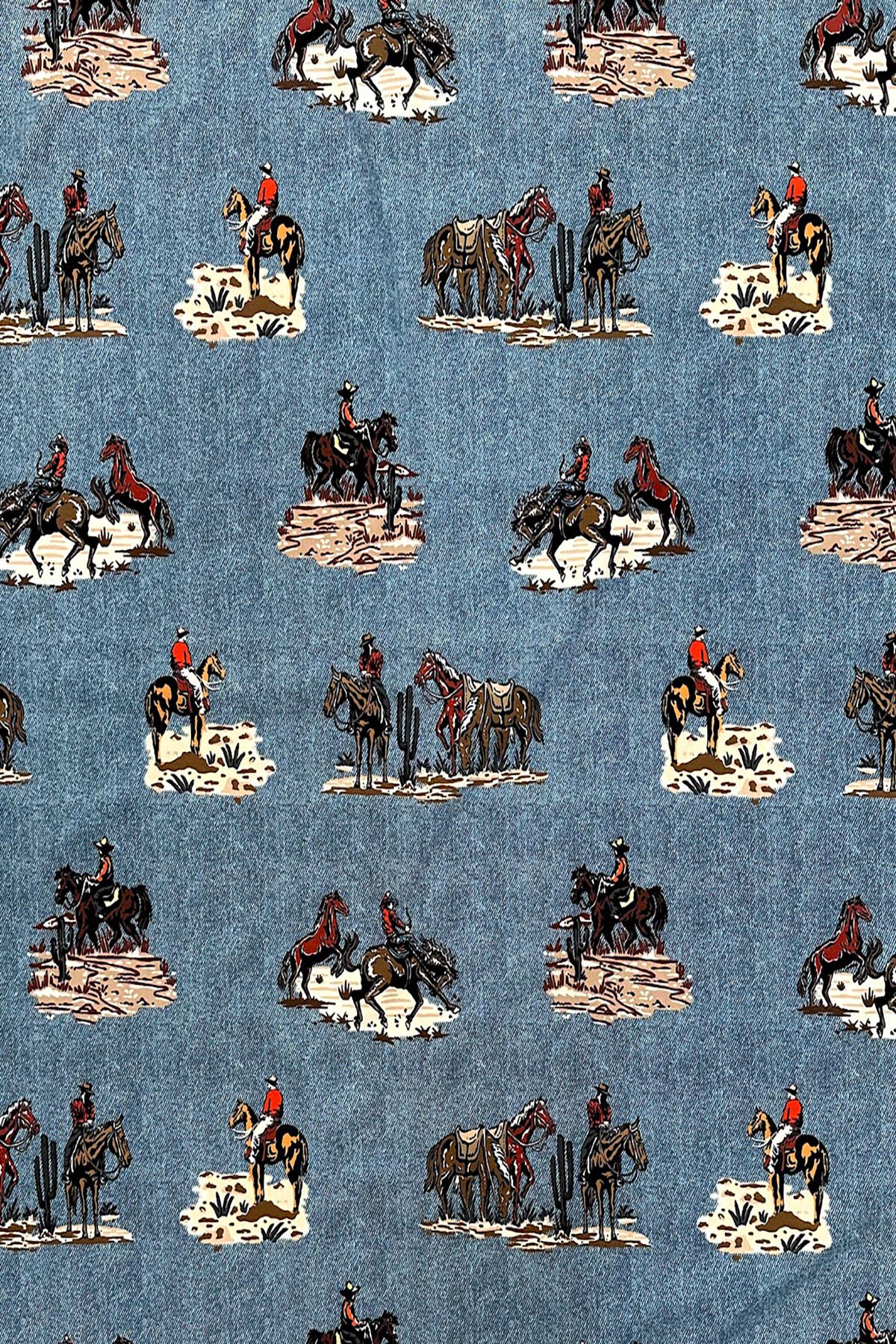 Western Friend Ranch Print wild rag